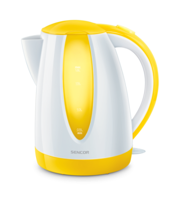 Veekeetja Sencor SWK1816YL, valge/kollane