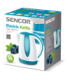 Veekeetja Sencor SWK1817TQ, valge/türkiis