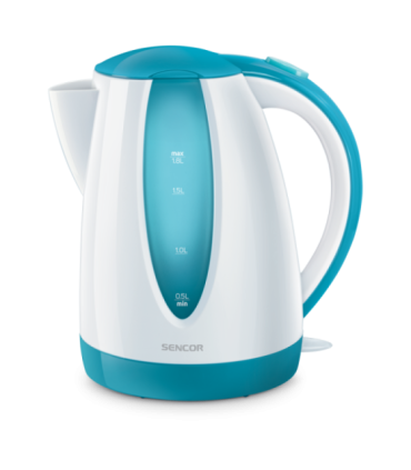 Veekeetja Sencor SWK1817TQ, valge/türkiis