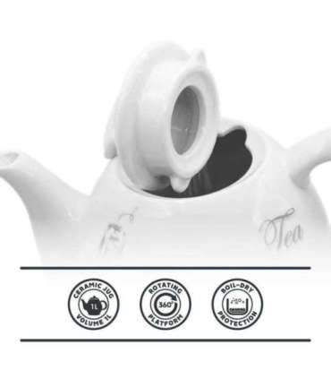 Porcelan kettle Livia