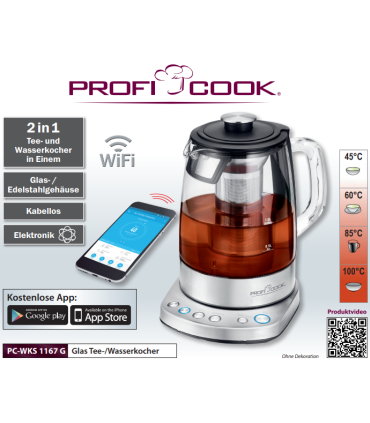 Wi-Fi veekeetja ProfiCook PCWKS1167G