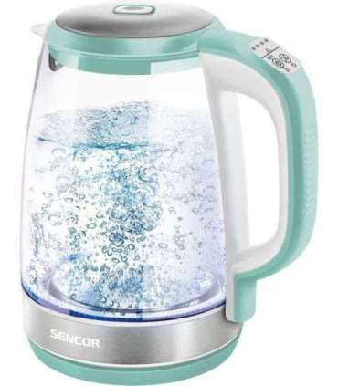 Klaaskorpusega veekeetja Sencor SWK2191GR, roheline