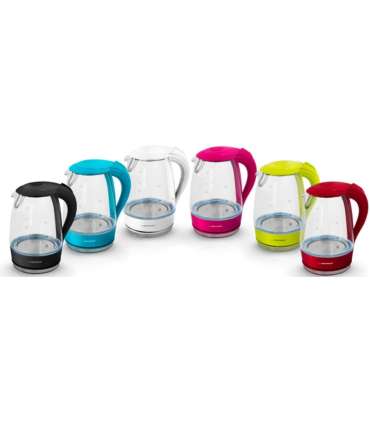 Veekeetja klaaskorpusega Esperanza EKK011W, valge