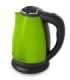 Electric kettle Victoria 1,8L stainless steel Esperanza, green