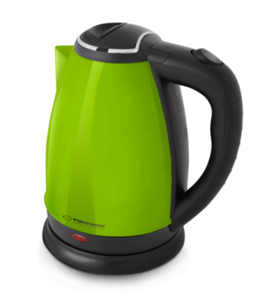 Electric kettle Victoria 1,8L stainless steel Esperanza, green