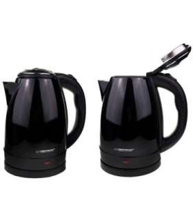Electric kettle Victoria 1,8L stainless steel Esperanza, black