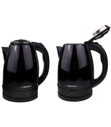 Electric kettle Victoria 1,8L stainless steel Esperanza, black
