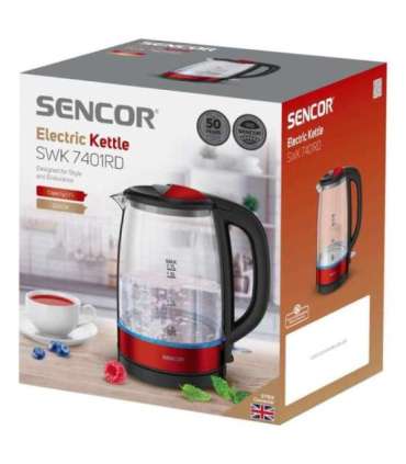 Water kettle Sencor, red