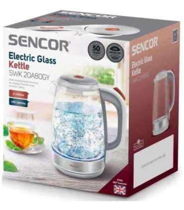 Klaaskorpusega veekeetja Sencor SWK20A80GY