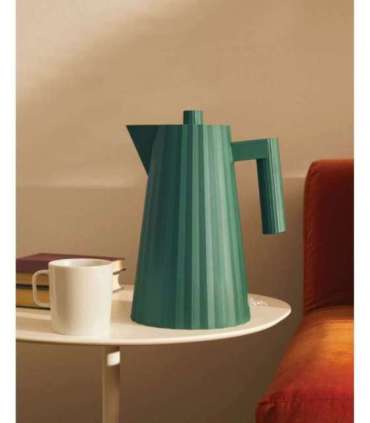 Water kettle Plisse Alessi, green