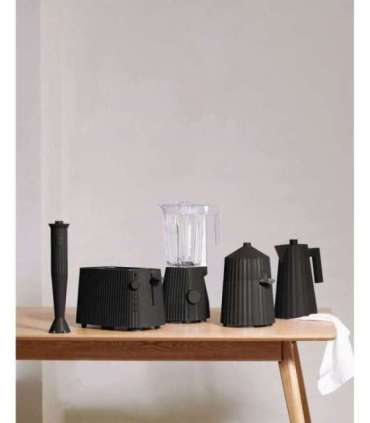 Water kettle Plisse Alessi, black
