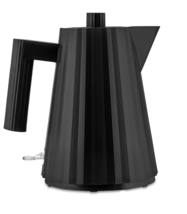 Water kettle Plisse Alessi, black