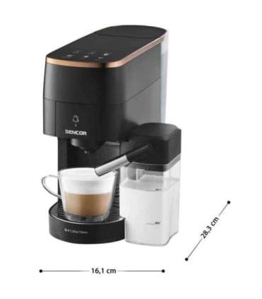 3in1 capsule coffee machine Sencor, black