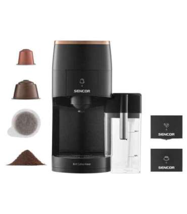 3in1 capsule coffee machine Sencor, black