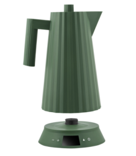 Water kettle Plisse Alessi, green