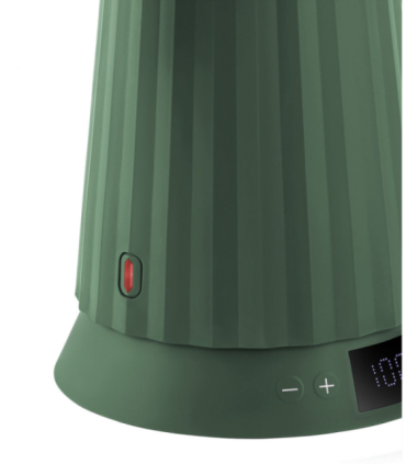 Water kettle Plisse Alessi, green