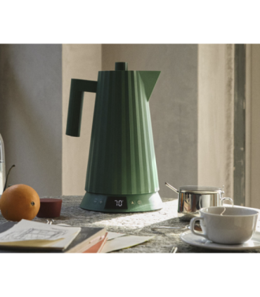 Water kettle Plisse Alessi, green