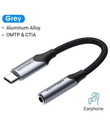 ADAPTER USB-C TO AUDIO 3.5MM/0.1M BGJHA VENTION