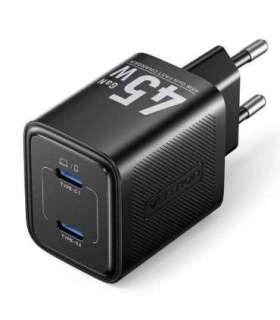 MOBILE CHARGER WALL 45W USB-C/2P BLACK FEFB0-EU VENTION