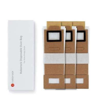 Vacuum Cleaner Accessory|ROBOROCK|Disposable Dust Bag 3pcs|White|For S7 White/S7 MaxV White/ S7 Black/ MaxV Black/S7 White+/S