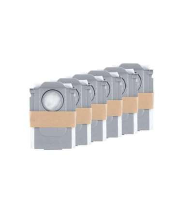 Vacuum Cleaner Accessory|ROBOROCK|Disposable Dust Bag 6pcs|White|For Qrevo0/Qrevo5/Qrevo0 MaxV/Qrevo0 MaxV(R&D)/S80 MaxV Ultr