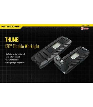 FLASHLIGHT T SERIES 85 LUMENS/THUMB NITECORE