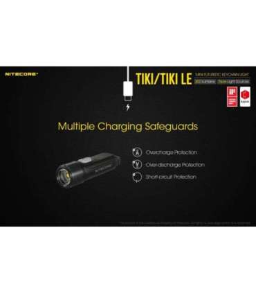 FLASHLIGHT T SERIES 300 LUMENS/TIKI LE NITECORE