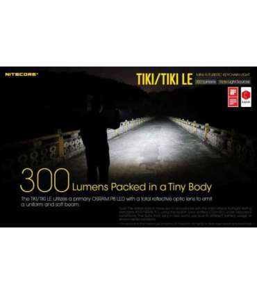 FLASHLIGHT T SERIES 300 LUMENS/TIKI LE NITECORE