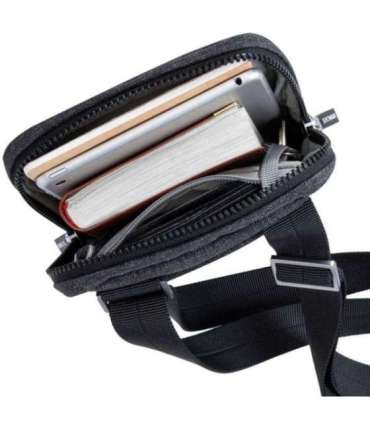 TABLET CASE CROSSBODY 8"/8810 BLACK MELANGE RIVACASE