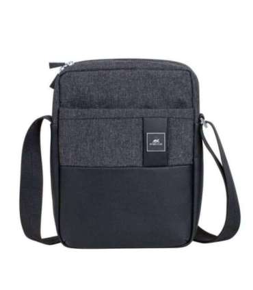 TABLET CASE CROSSBODY 11"/8811 BLACK MELANGE RIVACASE