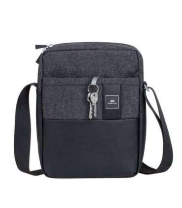 TABLET CASE CROSSBODY 11"/8811 BLACK MELANGE RIVACASE