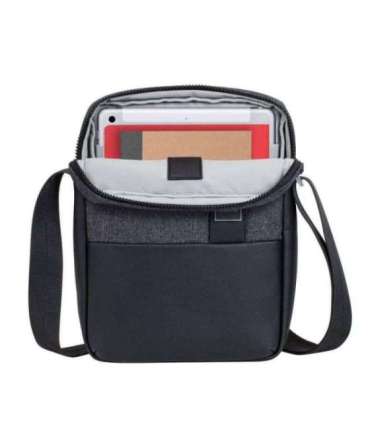 TABLET CASE CROSSBODY 11"/8811 BLACK MELANGE RIVACASE