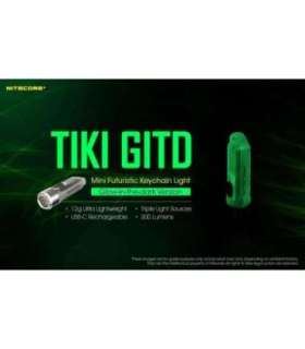 FLASHLIGHT T SERIES 300 LUMENS/TIKI GITD NITECORE