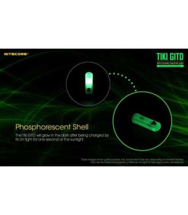 FLASHLIGHT T SERIES 300 LUMENS/TIKI GITD NITECORE