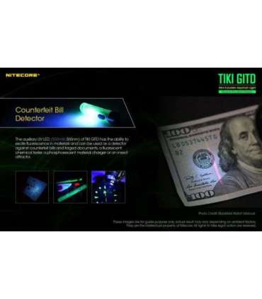 FLASHLIGHT T SERIES 300 LUMENS/TIKI GITD NITECORE