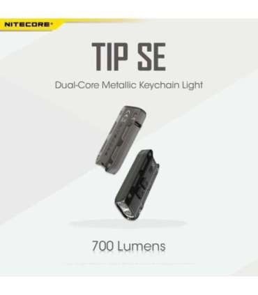 FLASHLIGHT T SERIES 700 LUMENS/TIP SE BLACK NITECORE