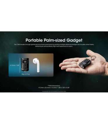 FLASHLIGHT T SERIES 600 LUMENS/TINI3 NITECORE