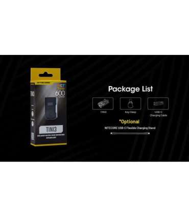 FLASHLIGHT T SERIES 600 LUMENS/TINI3 NITECORE