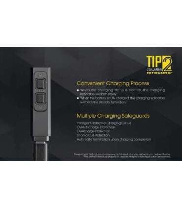 FLASHLIGHT T SERIES 720 LUMENS/TIP2 NITECORE