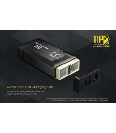 FLASHLIGHT T SERIES 720 LUMENS/TIP2 NITECORE