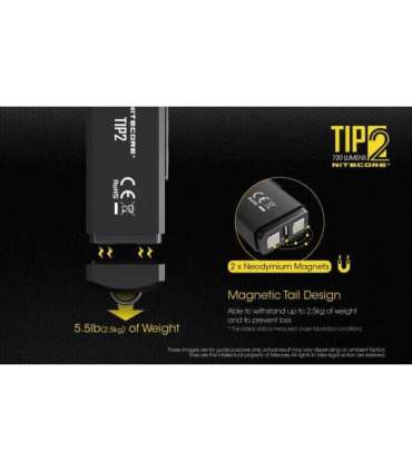 FLASHLIGHT T SERIES 720 LUMENS/TIP2 NITECORE