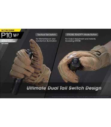 FLASHLIGHT PRECISE SERIES/1100 LUMENS P10 V2 NITECORE