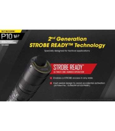 FLASHLIGHT PRECISE SERIES/1100 LUMENS P10 V2 NITECORE