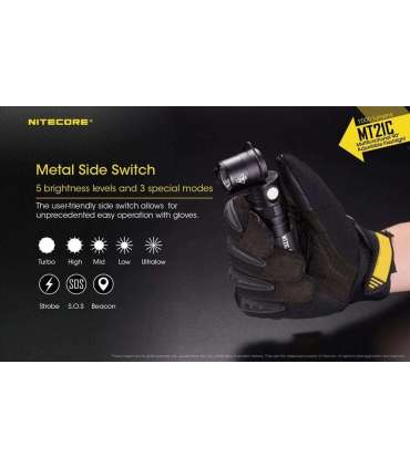 FLASHLIGHT MT SERIES/1000 LUMENS MT21C NITECORE