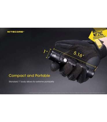FLASHLIGHT MT SERIES/1000 LUMENS MT21C NITECORE