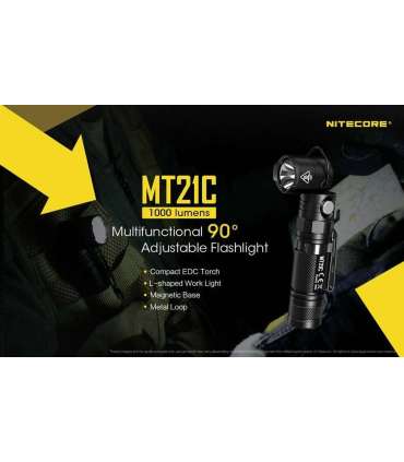FLASHLIGHT MT SERIES/1000 LUMENS MT21C NITECORE