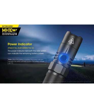 FLASHLIGHT MH SERIES/1200 LUMENS MH10 V2 NITECORE
