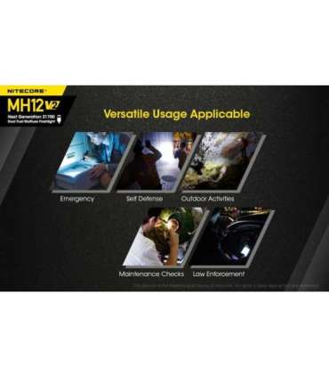 FLASHLIGHT MH SERIES/1200 LUMENS MH12 V2 NITECORE