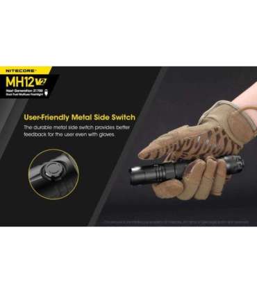 FLASHLIGHT MH SERIES/1200 LUMENS MH12 V2 NITECORE