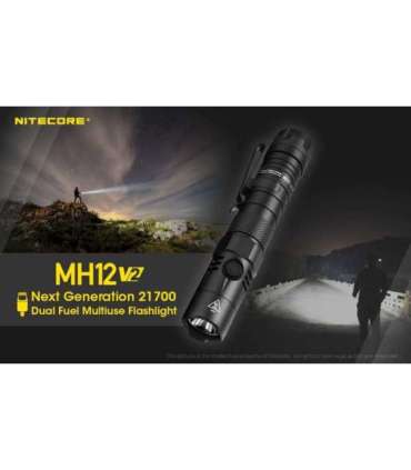 FLASHLIGHT MH SERIES/1200 LUMENS MH12 V2 NITECORE